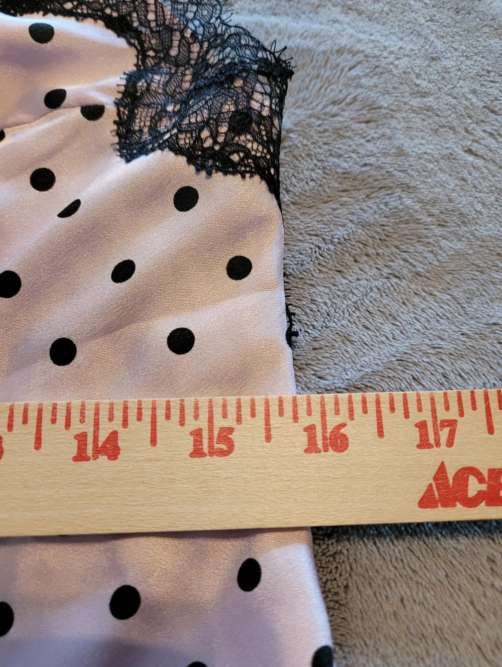 Victoria's Secret 2 Ladies Nightgown Med Pink Polka Dots And Solid Pink EUC Sexy - Picture 13 of 16
